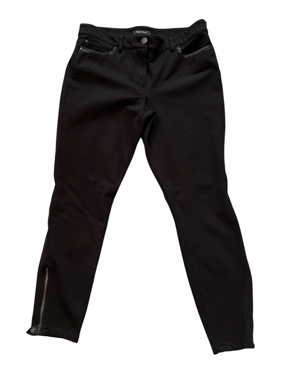 White House Black Market Pants - White House Black Market Women's Black Ankle Zip Skinny Pants Size 8R